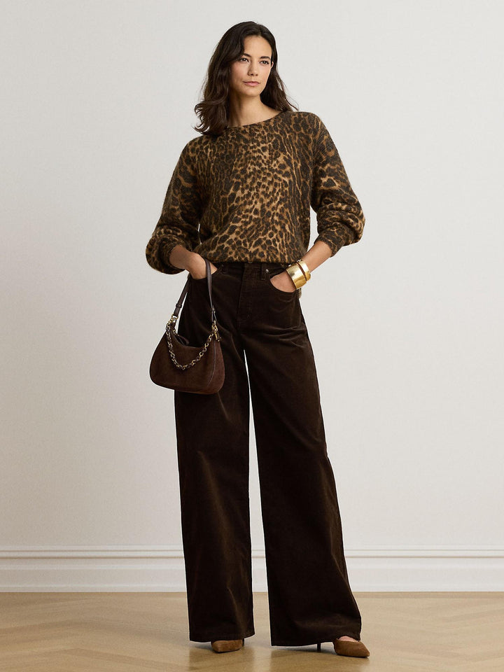 Corduroy High-Rise Super Wide-Leg Pant