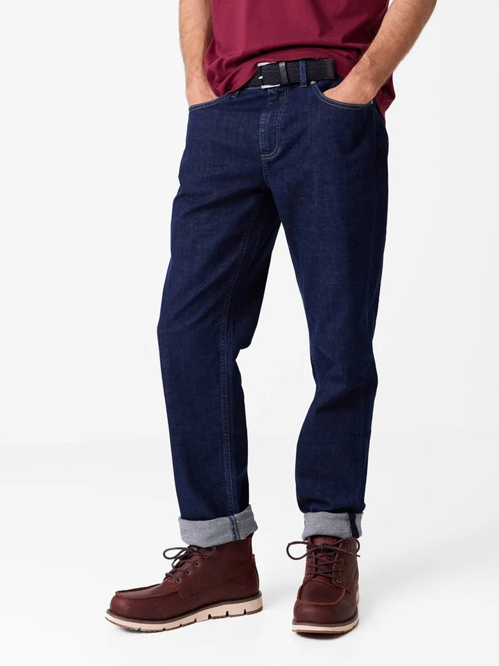 Pierre deep blue stretch