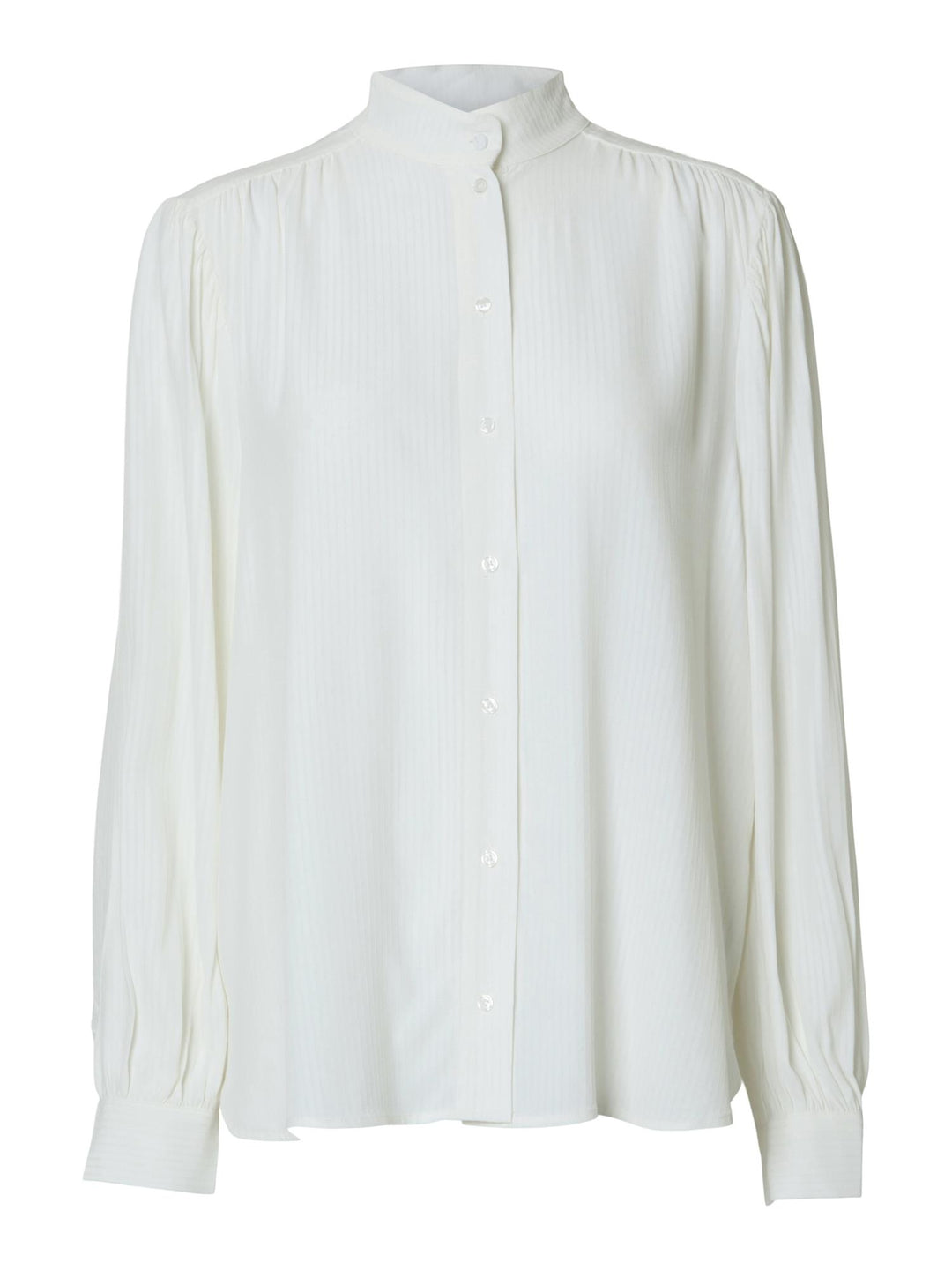 SLFSHEENA LS HIGH COLLAR SHIRT