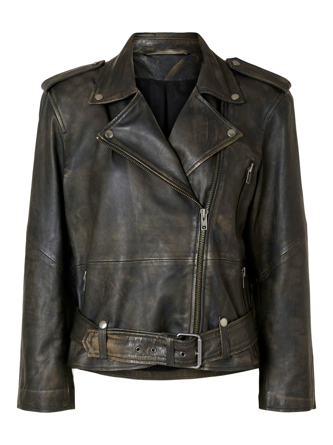 Nana biker leather jacket