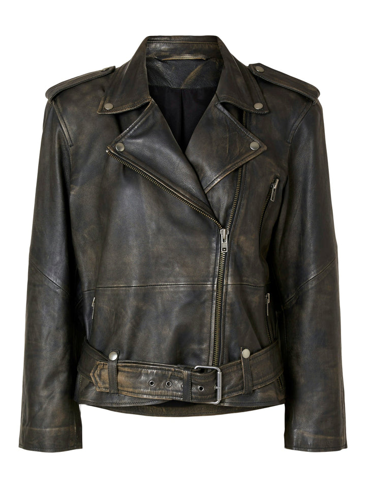 Nana biker leather jacket