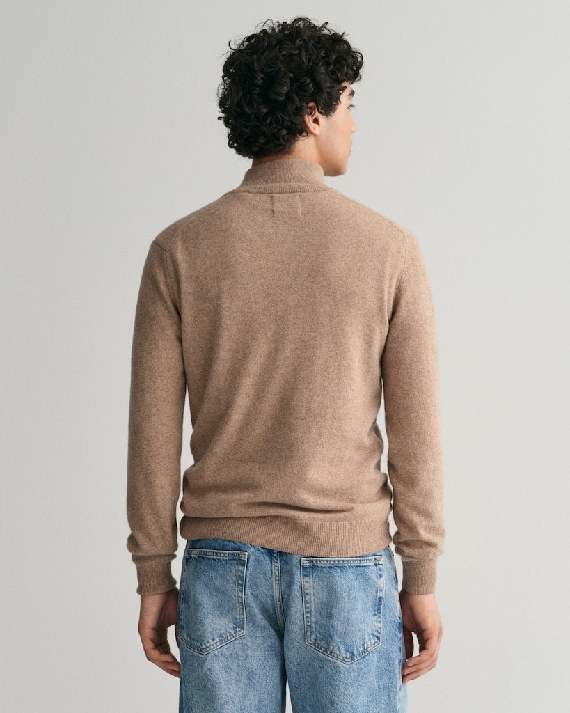 Superfine Lambswool Half-Zip Sweater