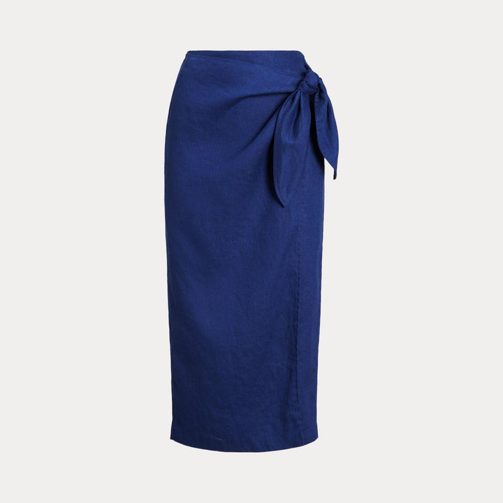 Morgen a-line linen skirt