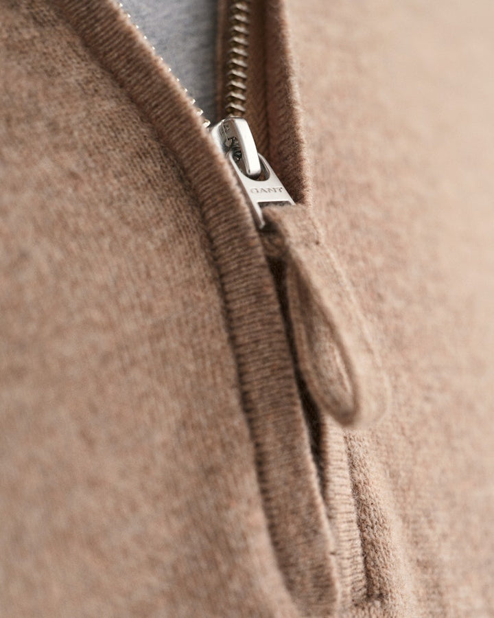 Superfine Lambswool Half-Zip Sweater